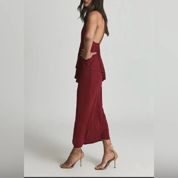 Reiss Xena Strappy Open Back Cocktail Dress - Picture 3 of 13